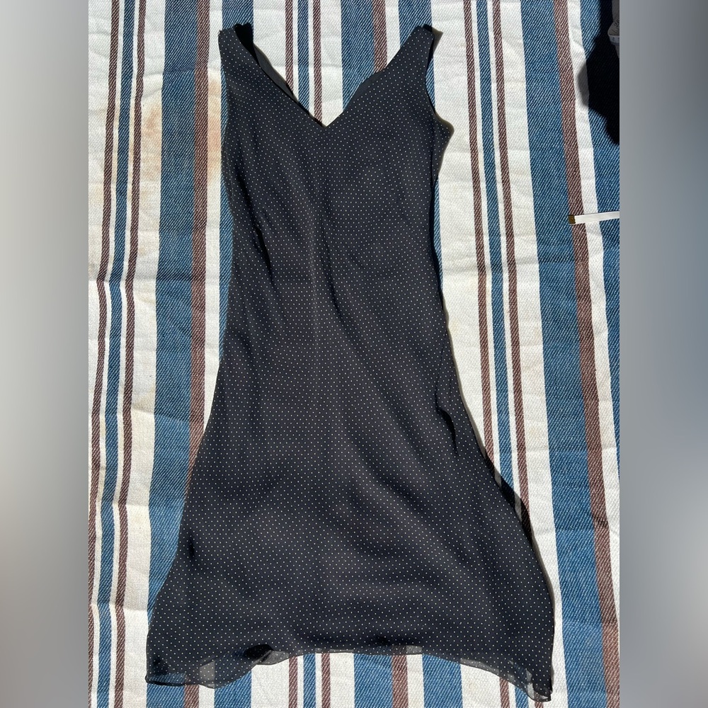 Banana Republic vintage slip dress polka dot sz 4